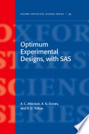 Optimum experimental designs, with SAS /