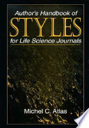 Author's handbook of styles for life science journals /