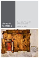 Giorgio Agamben : beyond the threshold of deconstruction /