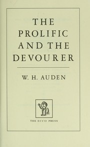 The prolific and the devourer /