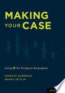Making your case : using R for program evaluation /