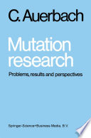 Mutation research : problems, results, and perspectives /