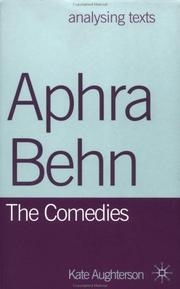 Aphra Behn : the comedies /