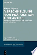 Verschmelzung von Präposition und Artikel : Eine kontrastive Analyse zum Deutschen und Italienischen /