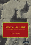 Res gestae divi Augusti : text, translation, and commentary /