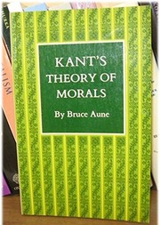 Kant's theory of morals /