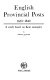 English provincial posts, 1633-1840 : a study based on Kent examples /