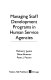 Managing staff development programs in human service agencies /