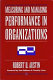 Measuring and managing performance in organizations /