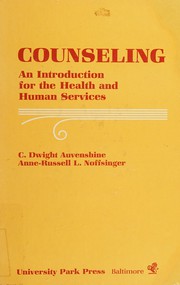 Counseling : an introduction for the health and human services /