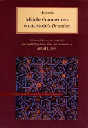 Middle commentary on Aristotle's De anima /