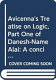 Avicenna's treatise on logic. : (A concise philosophical encyclopaedia) and autobiography /