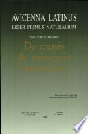 Liber primus Naturalium : tractatus primus, De causis et principiis naturalium /