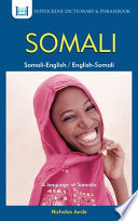 Somali-English, English-Somali dictionary and phrasebook /