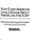 What every American should know about American history : 200 events that shaped the nation /