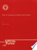 Role of volcanism in climate and evolution /