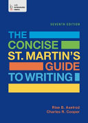 The concise St. Martin's guide to writing /