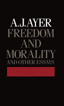 Freedom and morality and other essays /