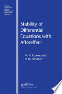 Stability of differential equations with aftereffect /
