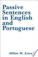 Passive sentences in English and Portuguese /