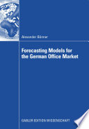 Forecasting models for the German office market /