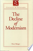 The decline of modernism /