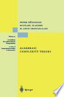 Algebraic complexity theory /