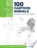 DRAW LIKE AN ARTIST 100 cartoon animals.
