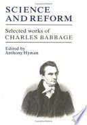 Science and reform : selected works of Charles Babbage /