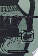 Epinician odes and dithyrambs of Bacchylides /