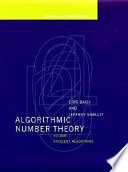 Algorithmic number theory /