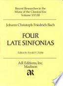 Four late sinfonias /