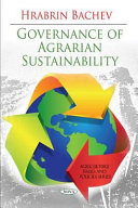 Governance of agrarian sustainability /