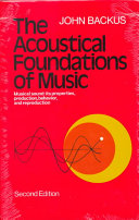 The acoustical foundations of music /
