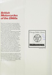 British motorcycles of the 1960s : a detailed history of 50 marques, from AJS to Wasp /