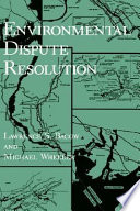 Environmental dispute resolution /