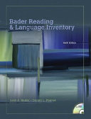 Bader reading and language inventory /