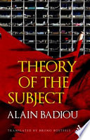 Theory of the subject /