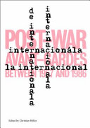 L'Internationale : post-war avant-gardes between 1957 and 1986 /