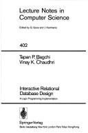 Interactive relational database design : a logic programming implementation /