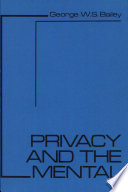 Privacy and the mental /