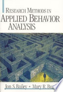 Research methods in applied behavior analysis /