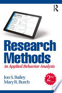 Research methods in applied behavior analysis /