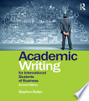Academic writing for international students of business /