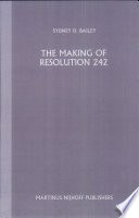 The making of Resolution 242 /