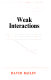 Weak interactions /