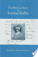 Further letters of Joanna Baillie /