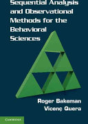 Sequential analysis and observational methods for the behavioral sciences /