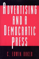 Advertising and a democratic press /