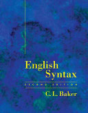 English syntax /